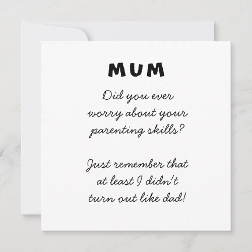 Beyond Grateful Editable Folded Greeting Card mum