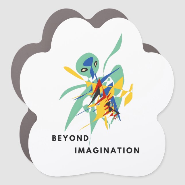Beyond Imagination  Car Magnet (Front)