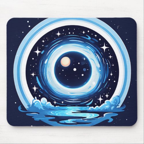 beyond space hyper art mouse pad