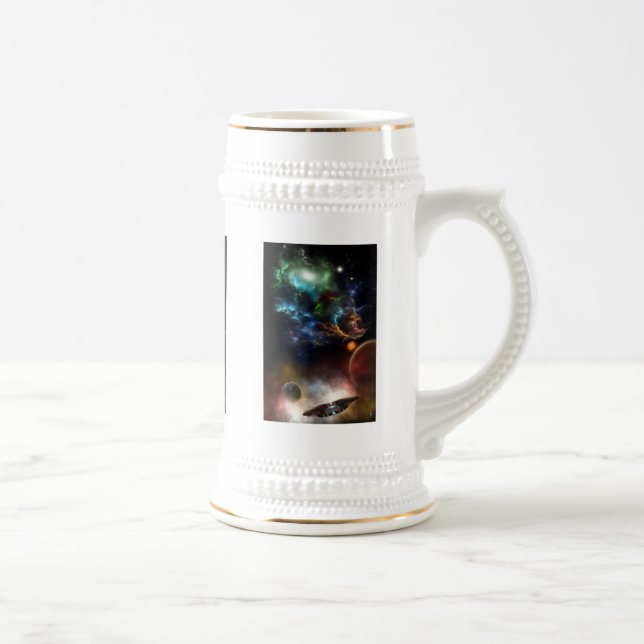 Beyond Space & Time	 Fractal Art Beer Stein (Right)