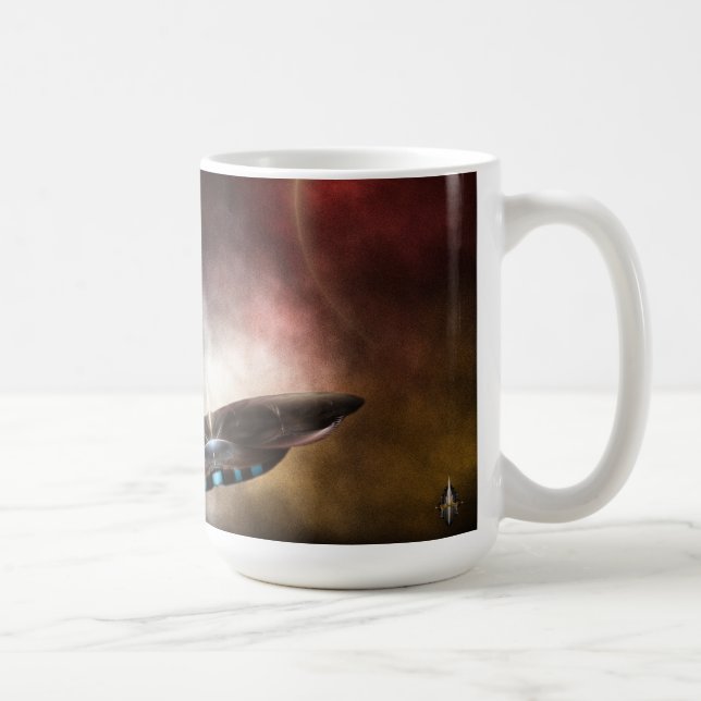 Beyond Space & Time	 Fractal Art Coffee Mug (Right)
