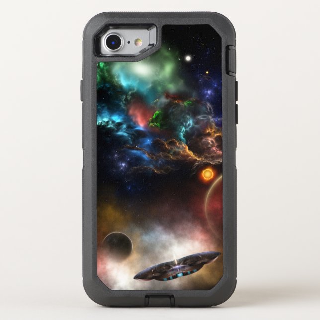 Beyond Space & Time Fractal Art II Spacescape Otterbox iPhone Case (Back)