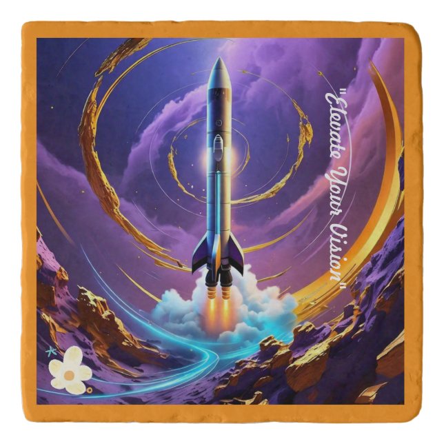 "Beyond the Atmosphere" Trivet (Front)