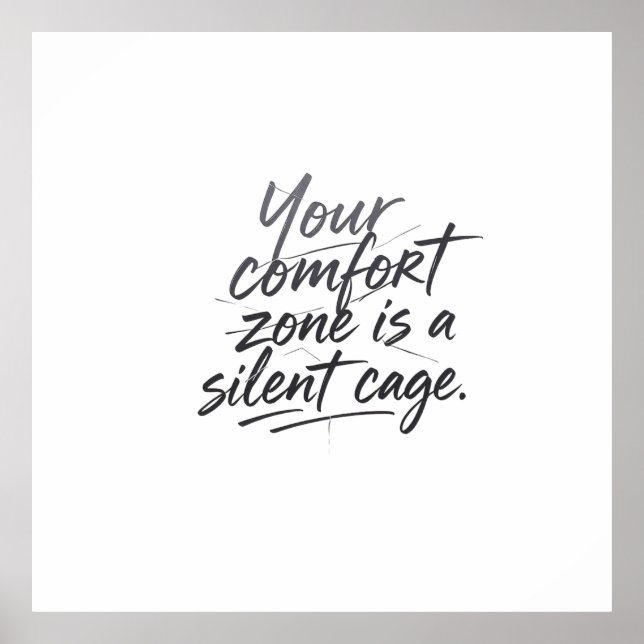 Beyond the Comfort Zone Poster (Front)