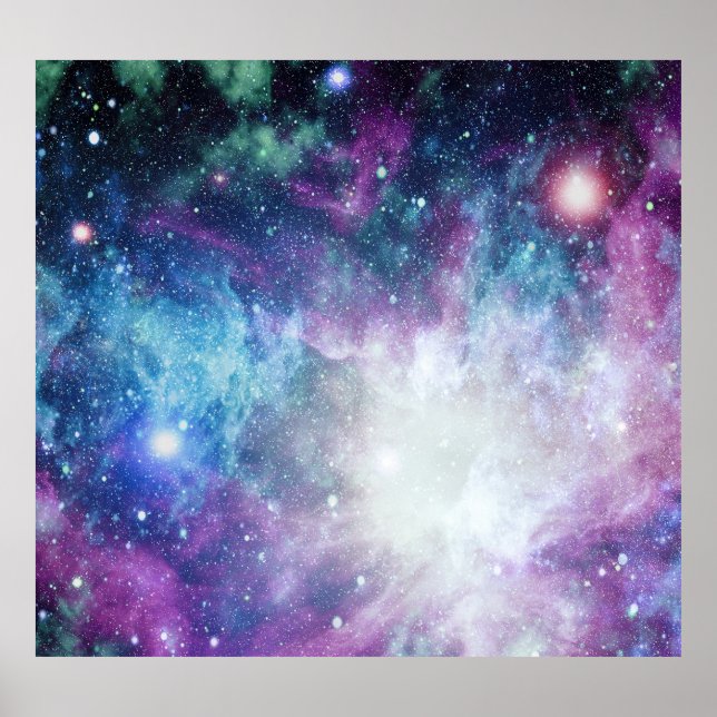 Beyond the Cosmos Abstract Wonders of the Universe Poster (Front)