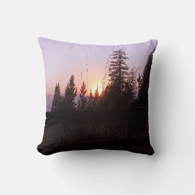Beyond the fence... throw pillow (Front)