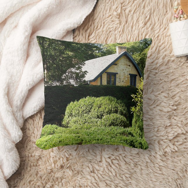 Beyond the Hedge Throw Pillow (Blanket)