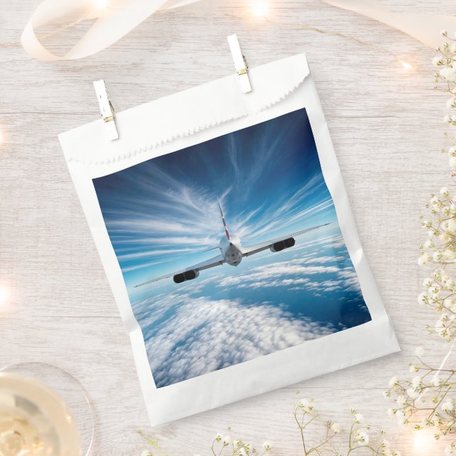 Beyond the Horizon: Concorde from Behind Favor Bag (Clipped)