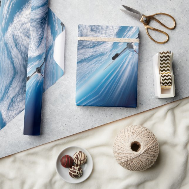 Beyond the Horizon: Concorde from Behind Wrapping Paper (Crafts)