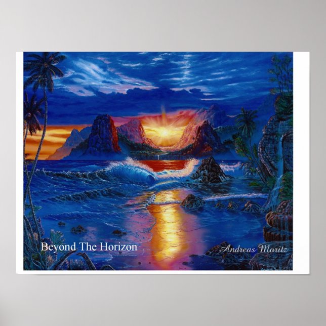 Beyond The Horizon - Healing Art Poster (Front)