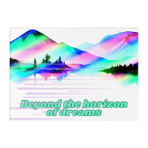 Beyond the Horizon of DreamsPsychedelic Wall Art