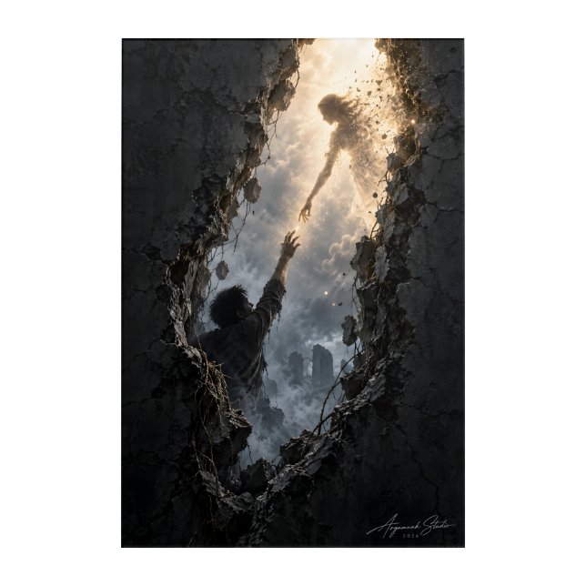 Beyond the Light Acrylic Print (Front)
