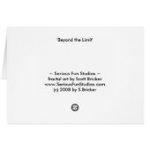 'Beyond the Limit' Cards (Back Horizontal)