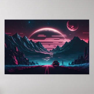 Beyond the Neon: Racing into the Future Poster