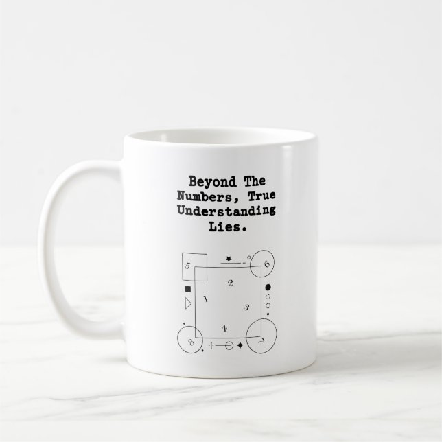 Beyond The Numbers | True Math Understanding Coffee Mug (Left)