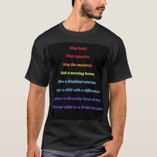 Beyond the Rainbow What We Can Do for Diversity T_Shirt