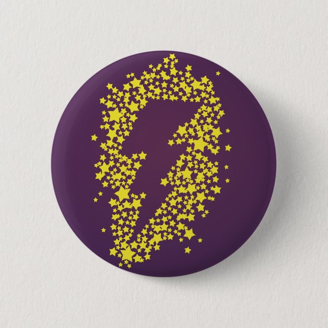 Beyond the stars (Lightning) (Colored) Button (Front)