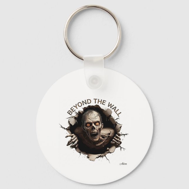 Beyond The Wall Zombie Long Sleeve Keychain (Front)