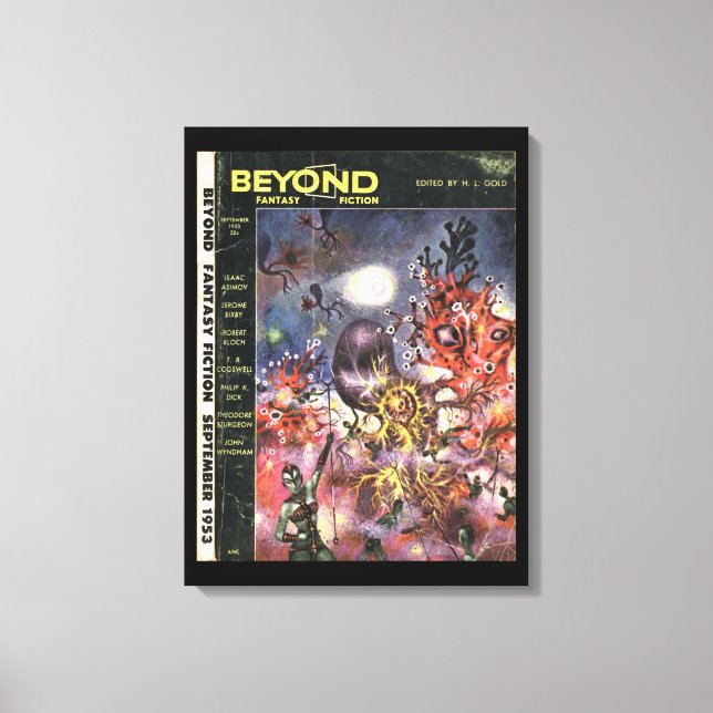 Beyond v01 n02 (1953-09.Galaxy)_Pulp Art Canvas Print (Front)