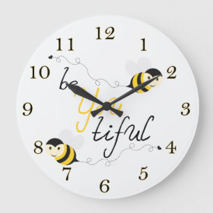 Beyoutiful Bees Large Clock