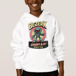 Bezerk Intruder Alert World Tour Retro Arcade  Hoodie