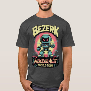 Bezerk Intruder Alert World Tour Retro Arcade T-Shirt