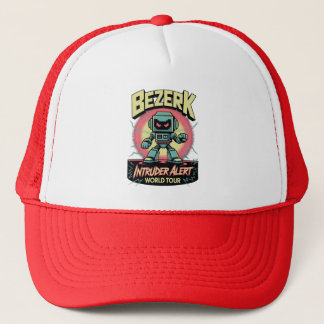 Bezerk Intruder Alert World Tour Retro Arcade Trucker Hat