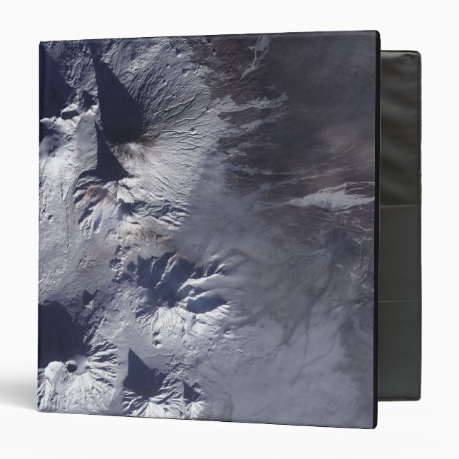Bezymianny Volcano exhibits a modest plume Binder (Front/Inside)