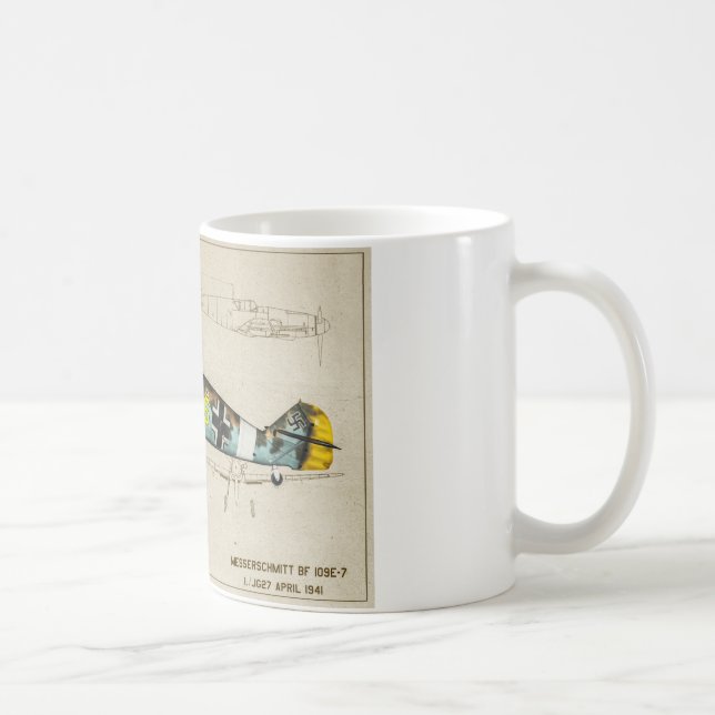 Bf109 Fighter Coffee Mug (Right)