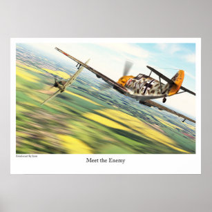 Bf109E ポスター Poster