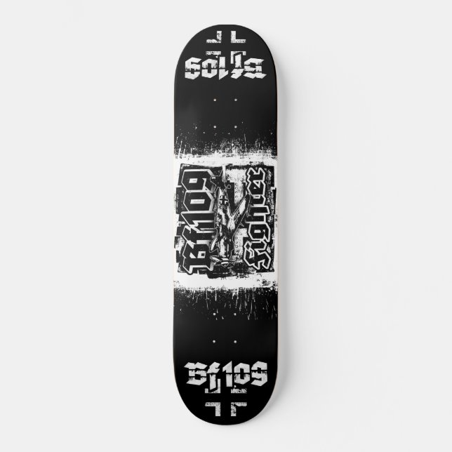 Bf 109 Skateboard Skateboard Deck (Front)