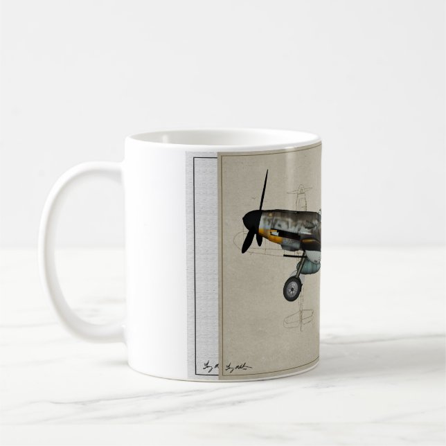 bf-109 White 1 Coffee Mug (Left)