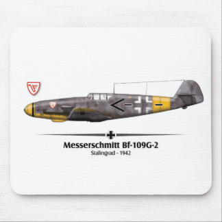 Bf-109G-2 - Luftwaffe - Stalingrad Battle - 1942 Mouse Pad