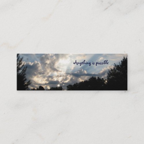 BF- Anything is Possible Bookmarks Business Card Template