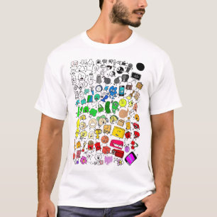 Bfdi Inanimate Insanity All Characters _1  T-Shirt