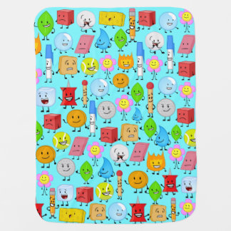 bfdi pattern baby blanket