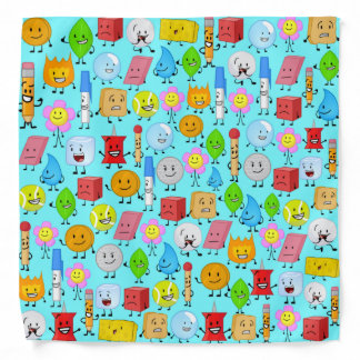 bfdi pattern bandana