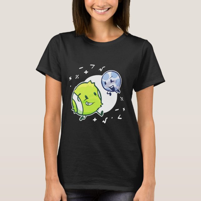 Bfdi Tennis Ball And Golf Ball Duo Math  T-Shirt (Front)