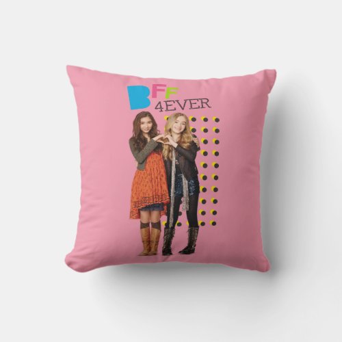 BFF 4Ever Throw Pillow