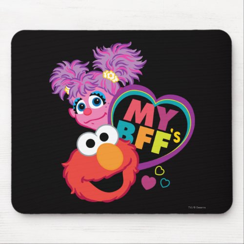 BFF Abby and Elmo Mouse Pad