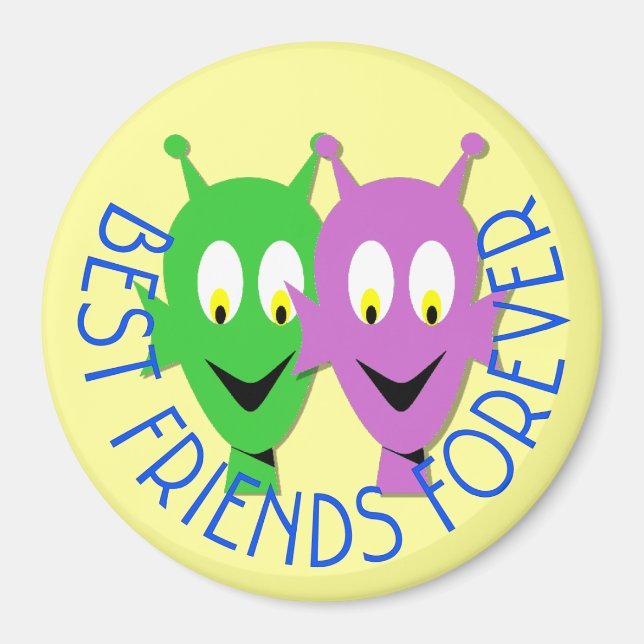 BFF aliens Magnet (Front)