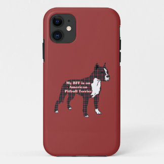BFF American Pitbull Terrier iPhone 11 Case
