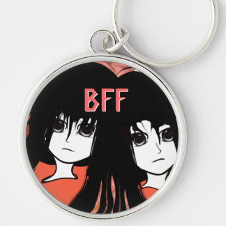 BFF Best Friend Forever Anime Twins Keychain