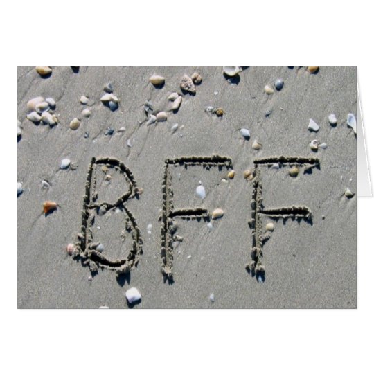 Bff Best Friend Forever Card 