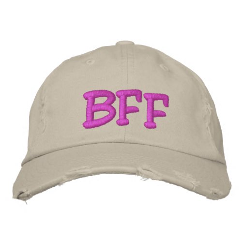 BFF Best Friend Forever Embroidered Baseball Cap