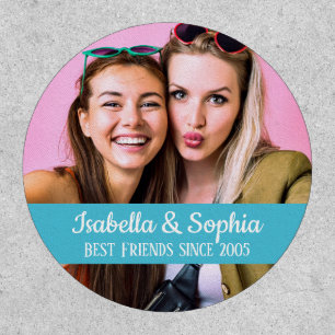 BFF Best Friend Since with picture modern trendy Patch