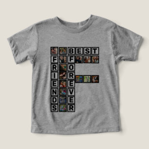 BFF Best Friends Forever 15 Photo Collage Template Toddler T-shirt