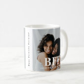 BFF Best Friends Forever Bestie Heart Photo Mug (Front Right)