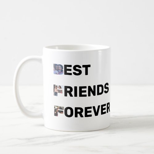  BFF Best Friends Forever Besties Photo Collage Co Coffee Mug