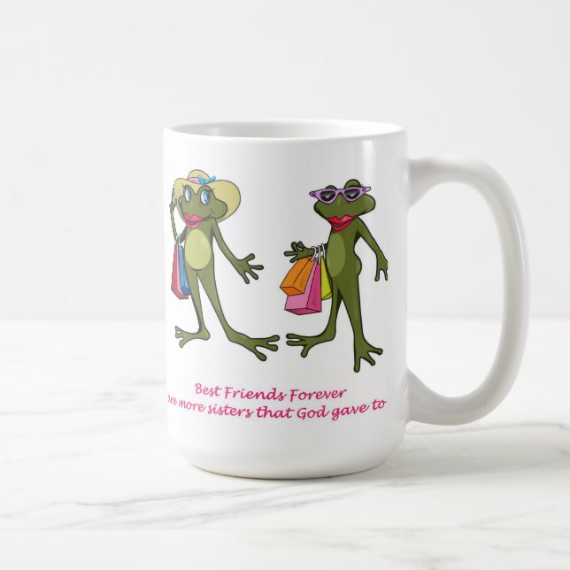 BFF Best Friends Forever Frog Mug (Right)